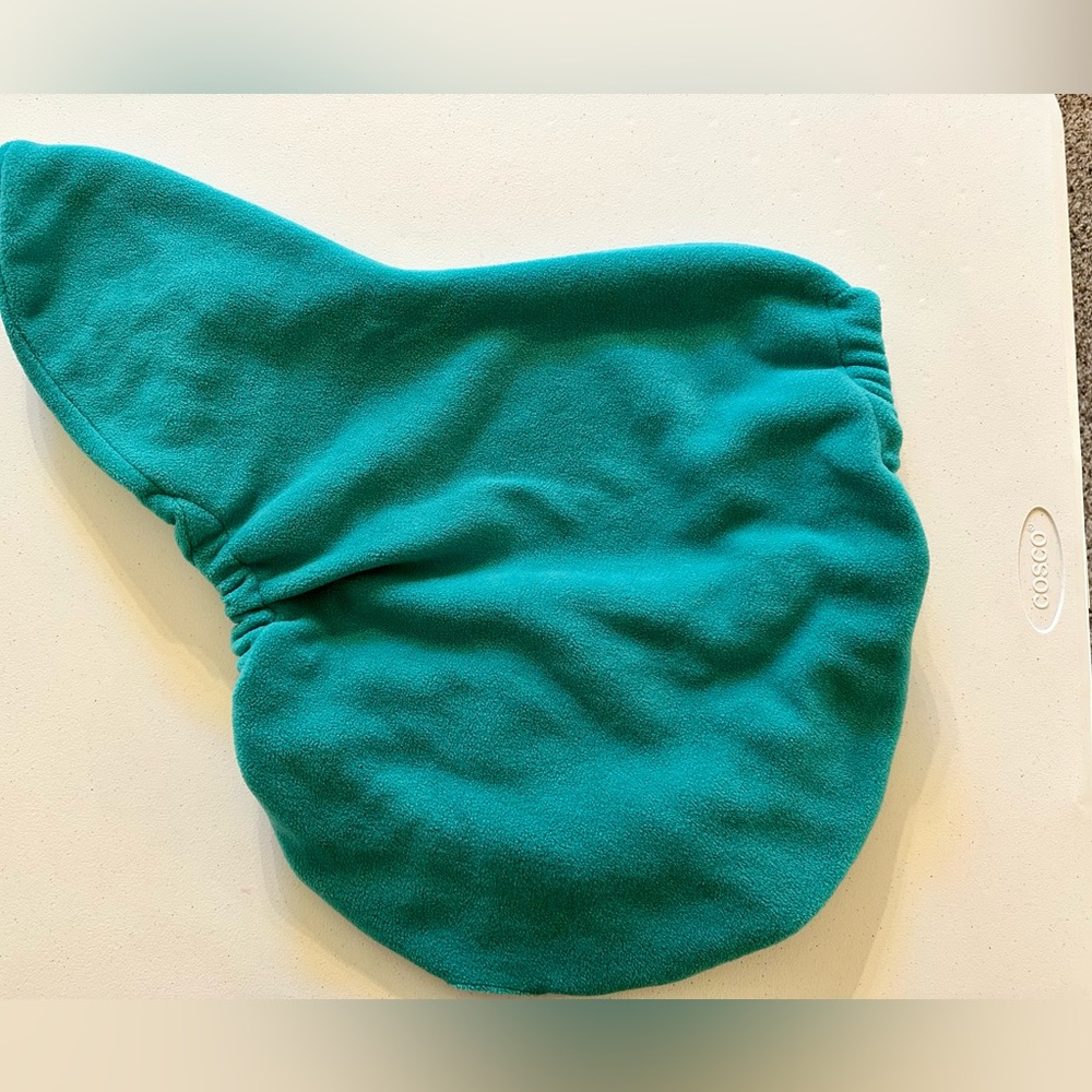 Teal fleece saddle cover - Picture 2 of 4